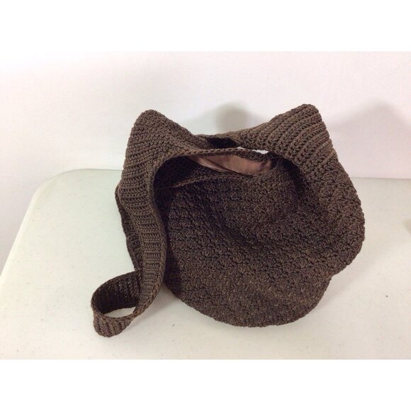 The SAK Brown Hobo Slouch Bag Y2K Purse - Picture 2 of 9